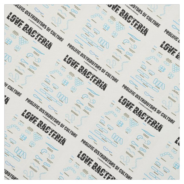 Love Bacteria Prolific Distributors Of Culture Fabric (Swatch)
