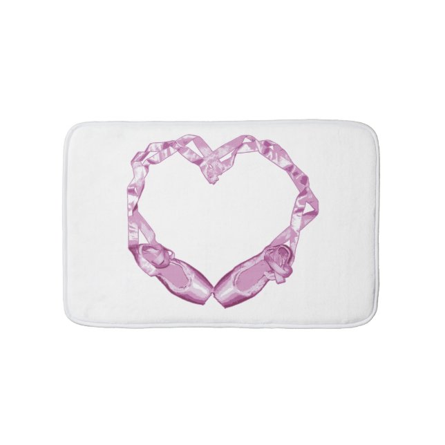 Love Ballet Bathroom Mat (Front)