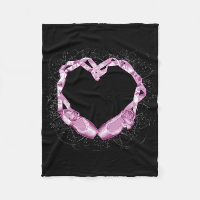 Love Ballet Fleece Blanket (Front)