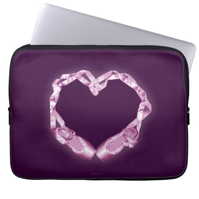 Love Ballet Laptop Sleeve (Front)