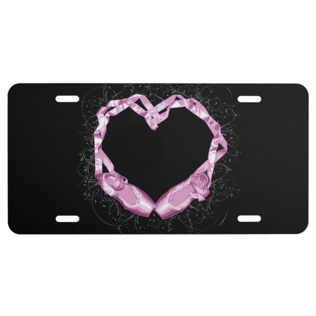 Love Ballet License Plate (Front)