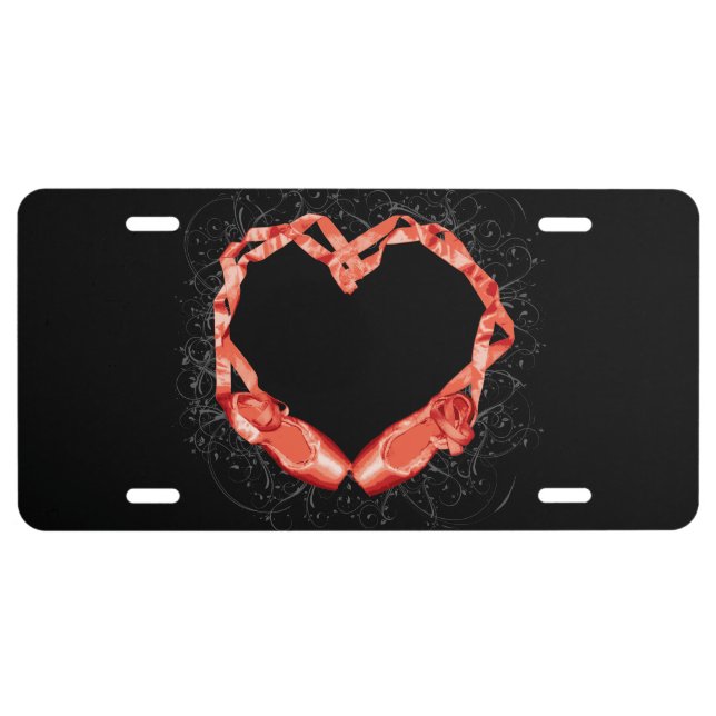 Love Ballet License Plate (Front)