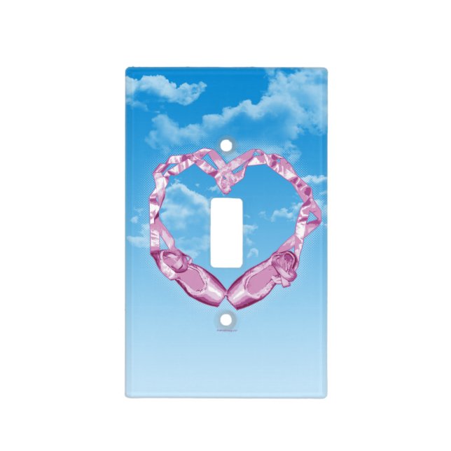 Love Ballet Light Switch Cover (Front)