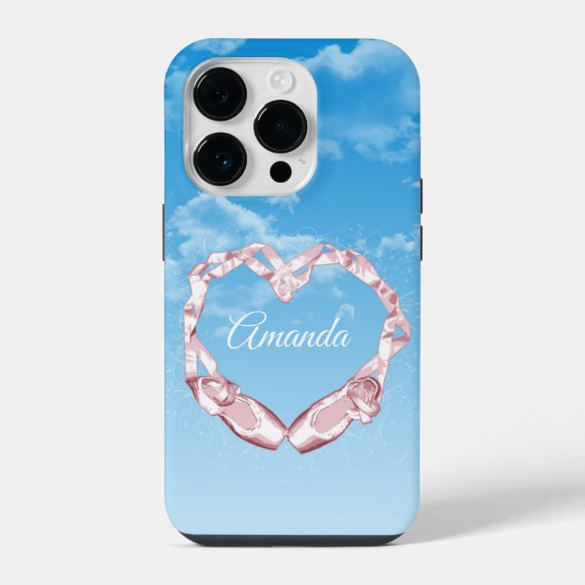 Love Ballet (Personalized) Iphone Case (Back)