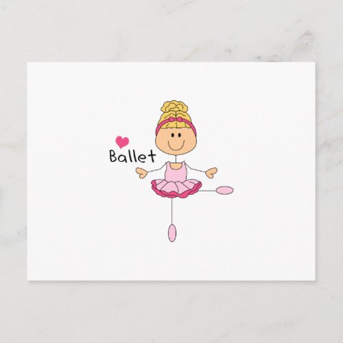 LOVE BALLET POSTCARD