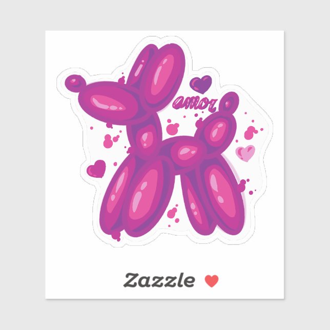 Love Balloon Sticker (Sheet)