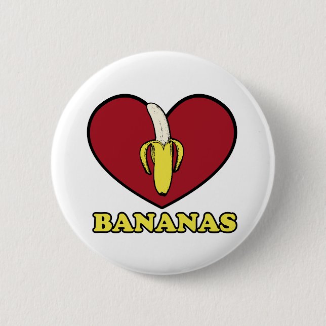 love banana button (Front)