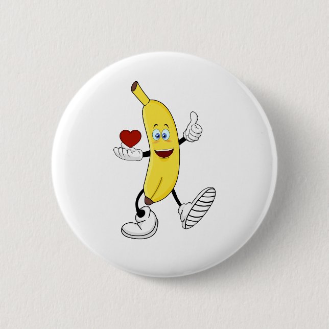 Love banana button (Front)