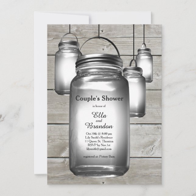 Love Barn Weddings Couple's Shower Invitation (Front)