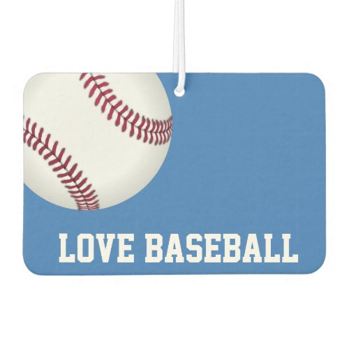 Love Baseball Air Freshener