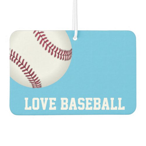 Love Baseball Air Freshener