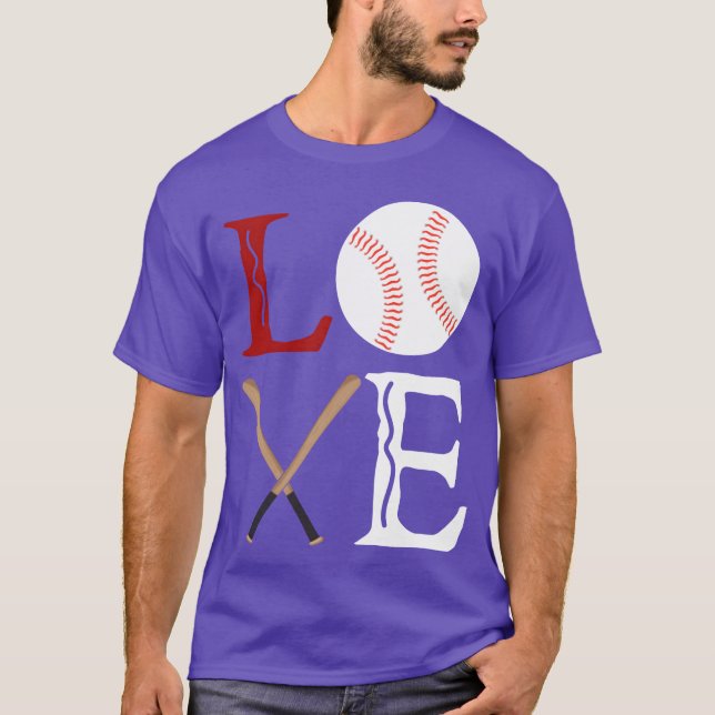 Love Baseball friends T-Shirt (Front)