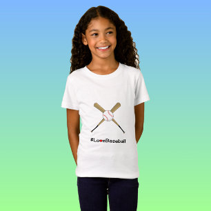 Love baseball hashtag slogan T-Shirt