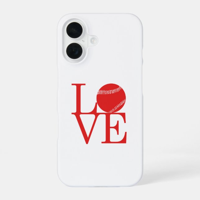 Love Baseball Iphone Case (Back)