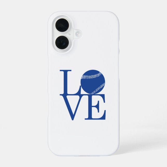 Love Baseball Iphone Case (Back)