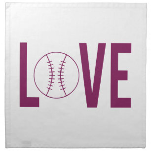Love Baseball Napkins