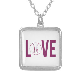 Love Baseball Necklace