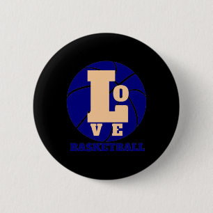 Love Basketball 3 Button