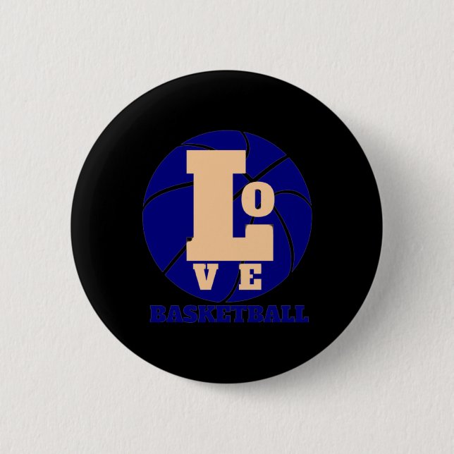 Love Basketball 3  Button (Front)