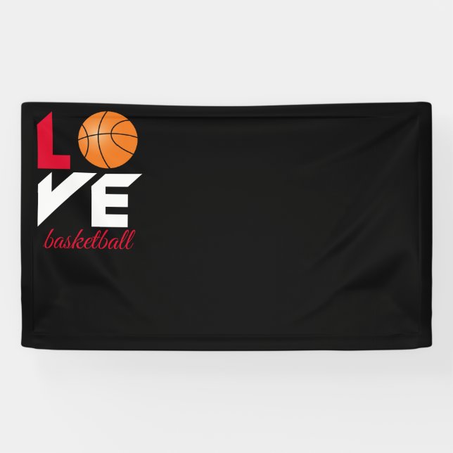 Love basketball banner (Horizontal)