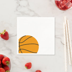 love basketball, basketball lover napkins