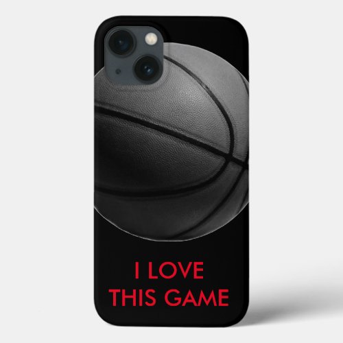 Love Basketball iPhone 13 Case