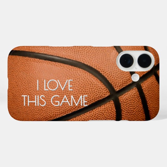 Love Basketball Game Case-Mate iPhone Case (Back (Horizontal))