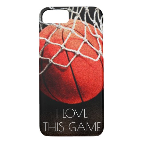 Love Basketball Game iPhone 87 Case