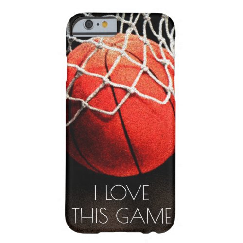 Love Basketball Game Barely There iPhone 6 Case