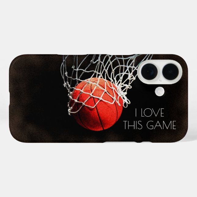 Love Basketball Game Case-Mate iPhone Case (Back (Horizontal))