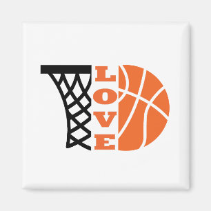 Love Basketball gift ideas for coach Magnet