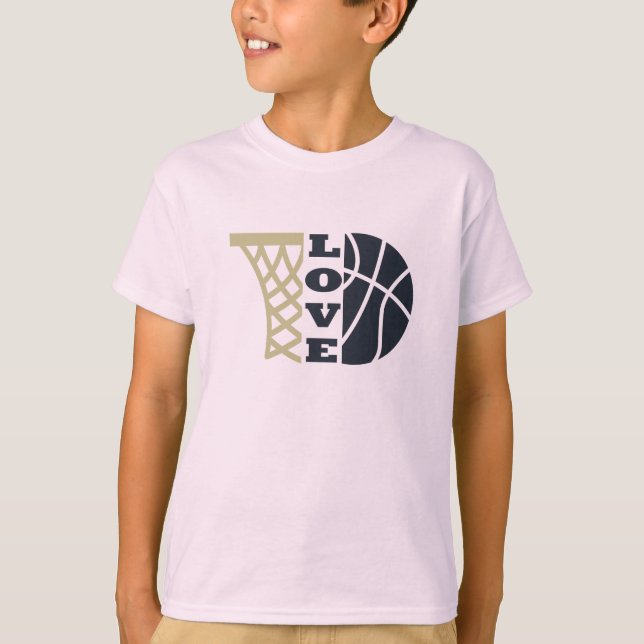love basketball gift ideas for coach T-Shirt (Front)