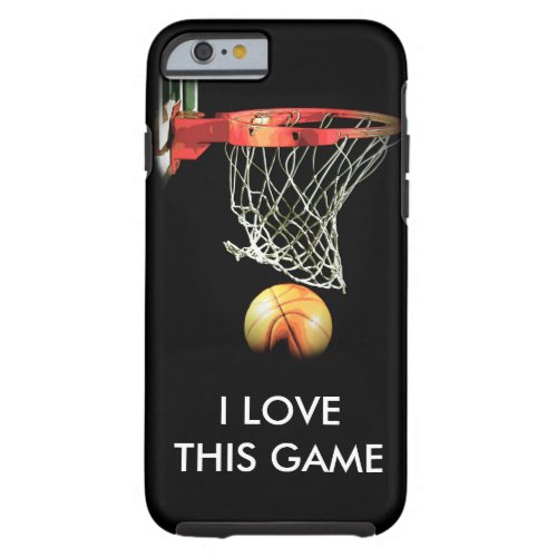 Love Basketball iPhone 6 Tough Case