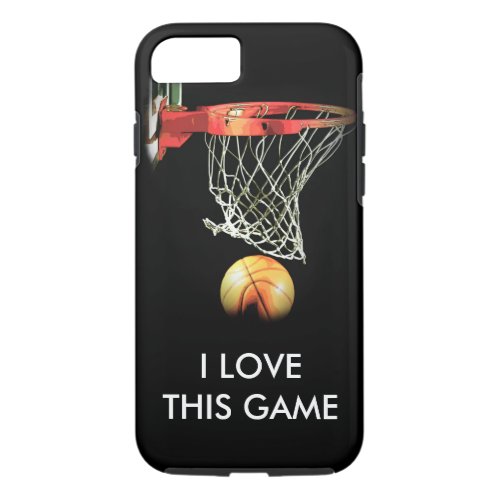 Love Basketball iPhone 7 Tough Case