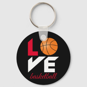 Love basketball keychain