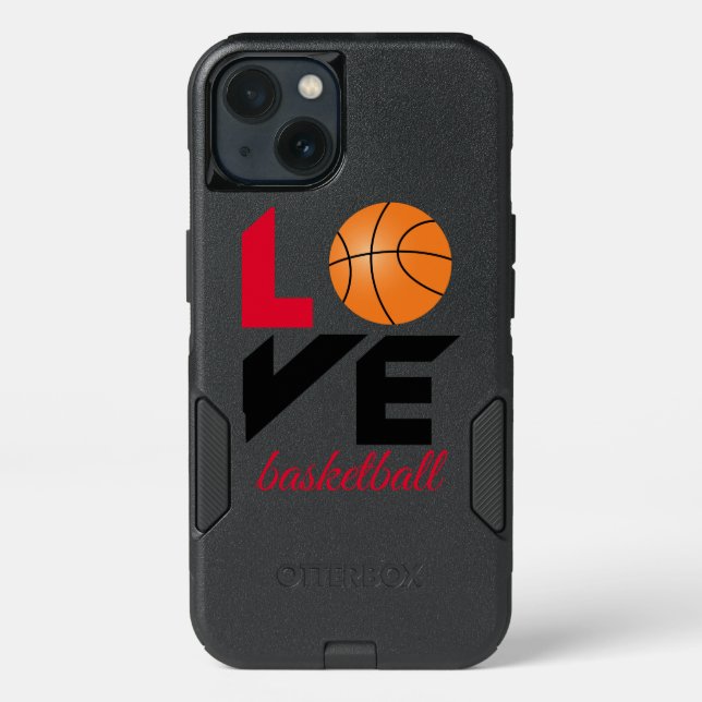 Love basketball otterbox iPhone case (Back)