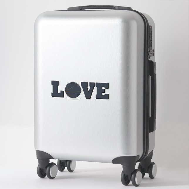 Love basketball  sticker (Suitcase)