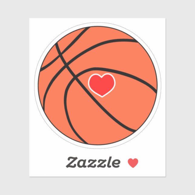 Love basketball sticker (Sheet)