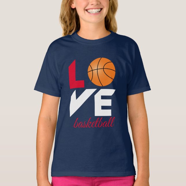 Love basketball T-Shirt (Front)
