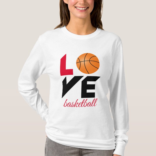Love basketball T-Shirt (Front)