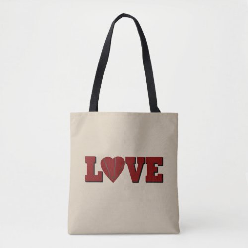 love basketball with heart  tote bag