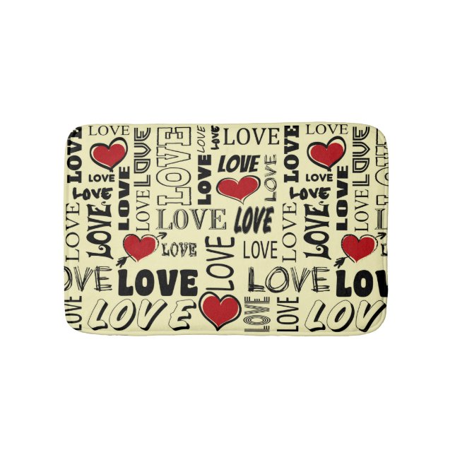 Love Bathroom Mat (Front)