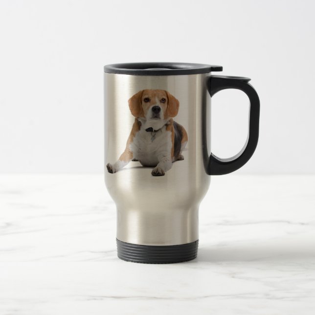 Love Beagles Stainless Steel Travel Mug (Right)