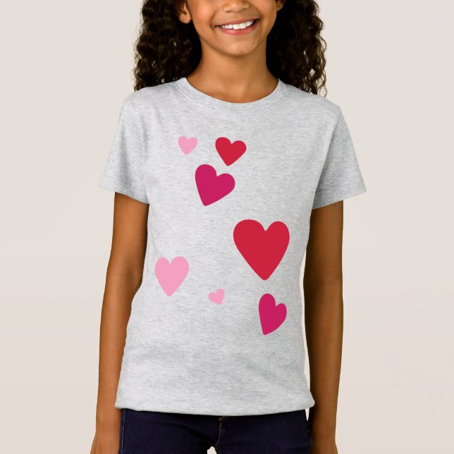 Love Bear Double sided Girls' T-Shirt (Front)