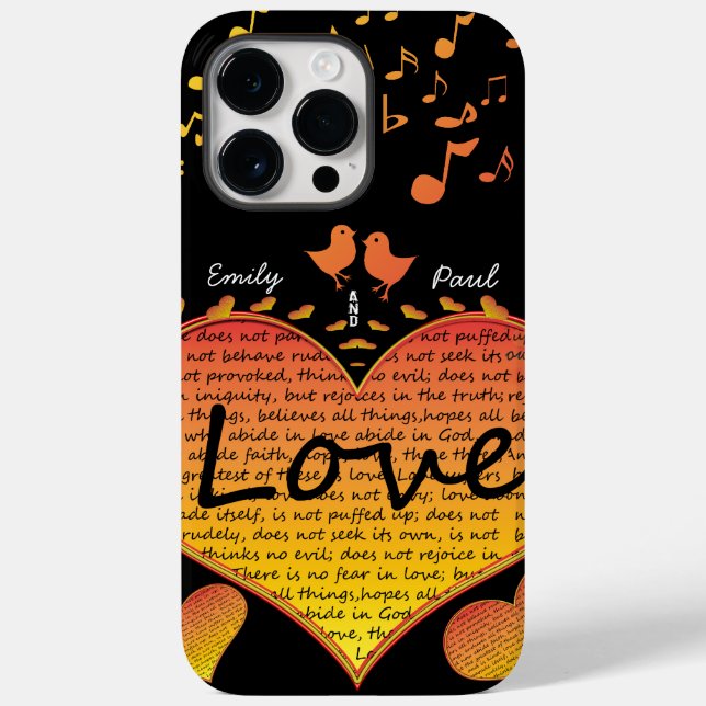 Love Bears All Things 1 Corinthian  Case-Mate iPhone Case (Back)