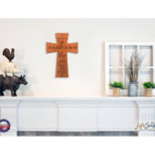 Love Bears All Wedding Anniversary Wall Cross (Lifestyle)