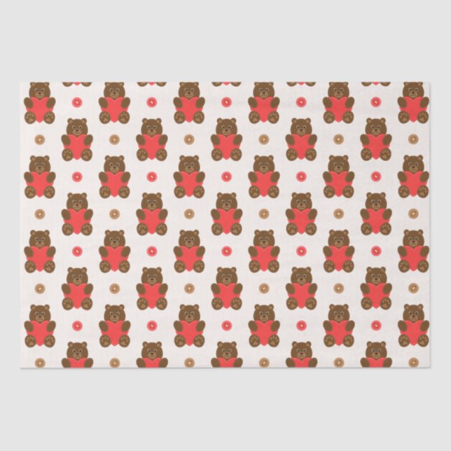 Love Bears Tissue Paper (Front)