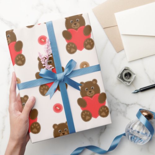 Love Bears Wrapping Paper