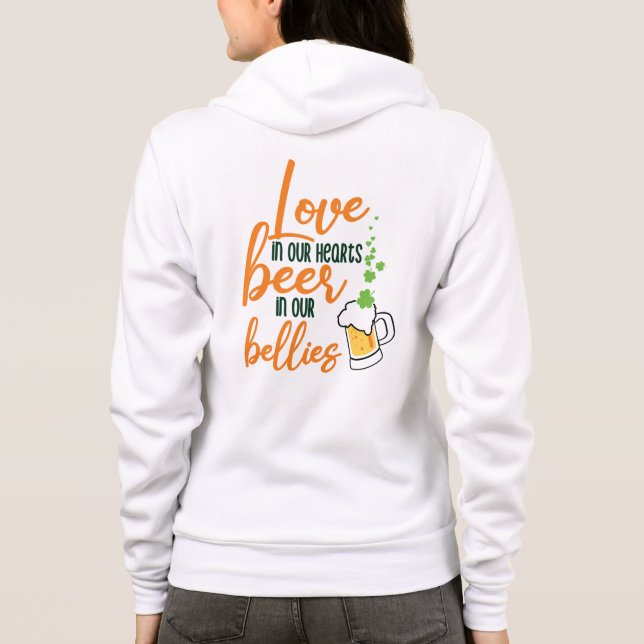 Love & Beer St. Patrick’s Day Fun-61146 Hoodie (Back)
