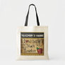 Love Being a Math Teacher | Vintage | DIY Name Tote Bag